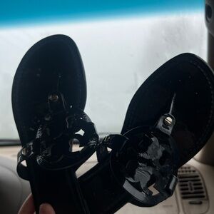 Tory butchered Black miller sandals